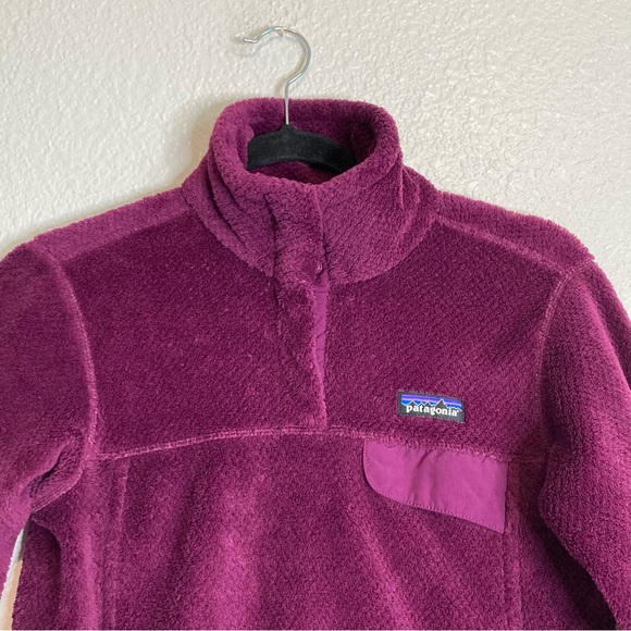 Patagonia Re-Tool Snap-T Fleece Pullover Size S Purple - Picture 4 of 11